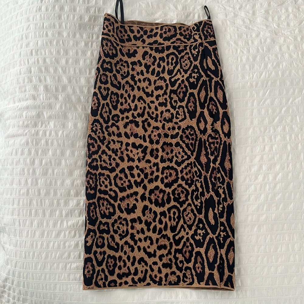 BCBG MAXAZRIA Animal Print Pencil Skirt XXS